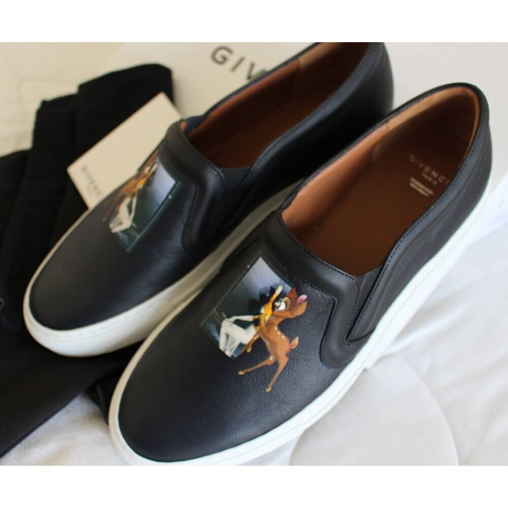 NEW - Givenchy Bambi Female Form Calfskin Skate Sneakers, New in Box - Picture 2 of 12